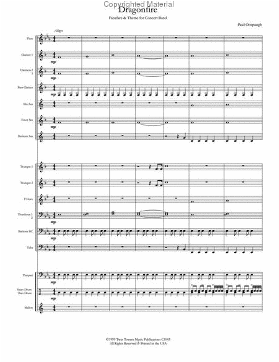 Dragonfire Dragonfire Concert Band scores gallery preview page 3