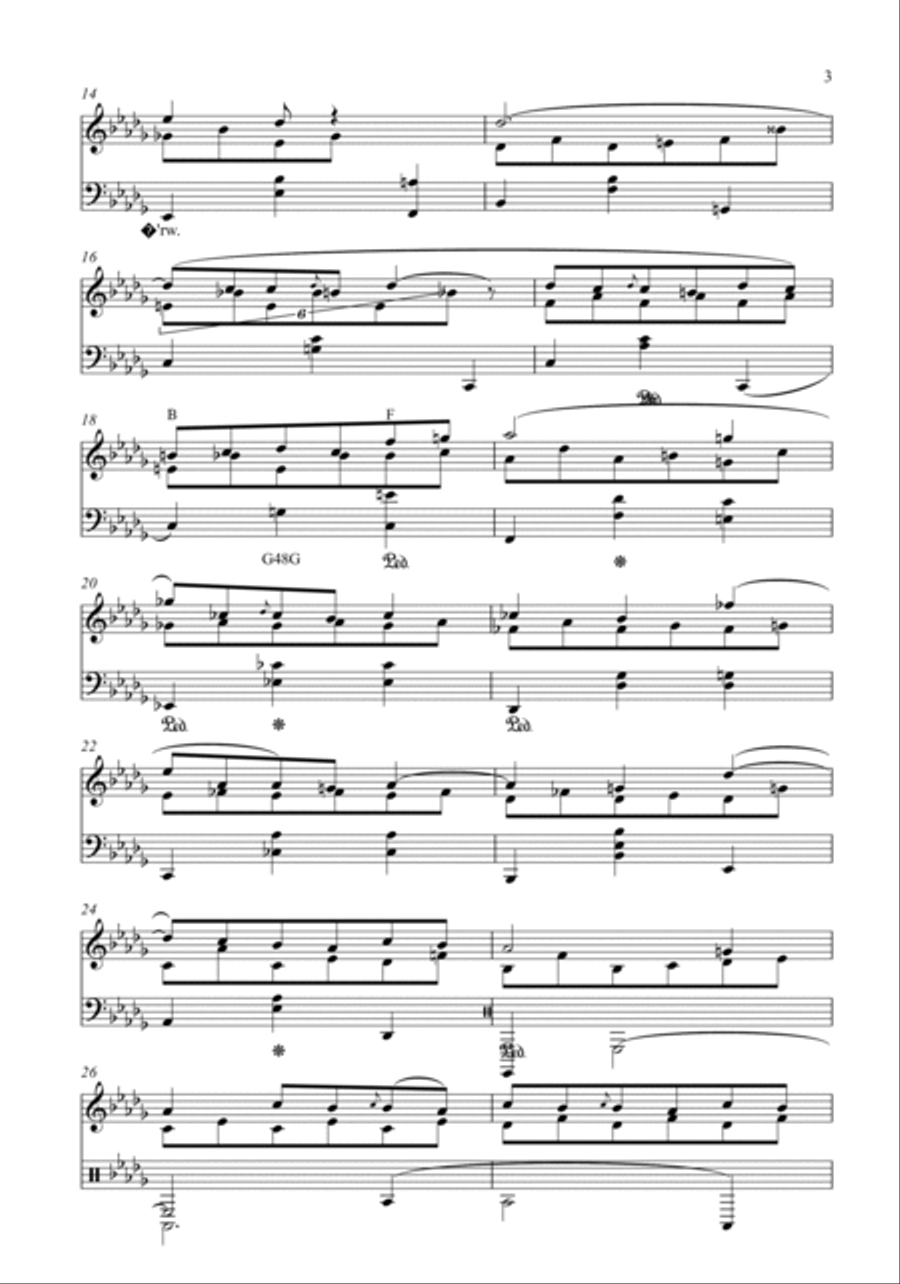 Three New Etudes No. 3 in Db Major Piano Method scores gallery preview page 3