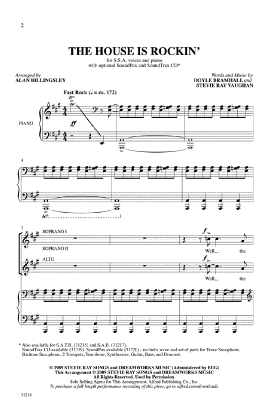 The House Is Rockin' Women's Choir scores gallery preview page 2