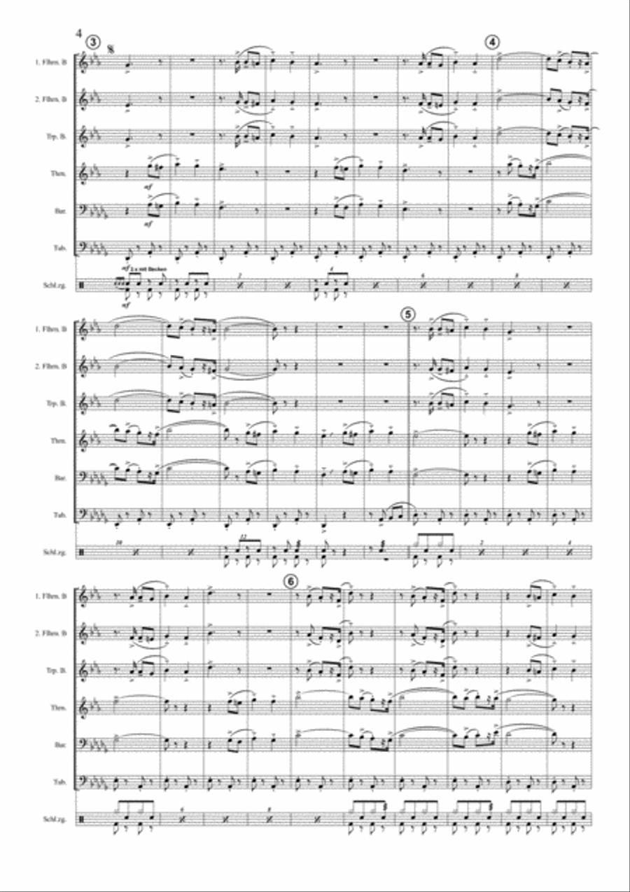 Huetten-polka Small Ensemble scores gallery preview page 4