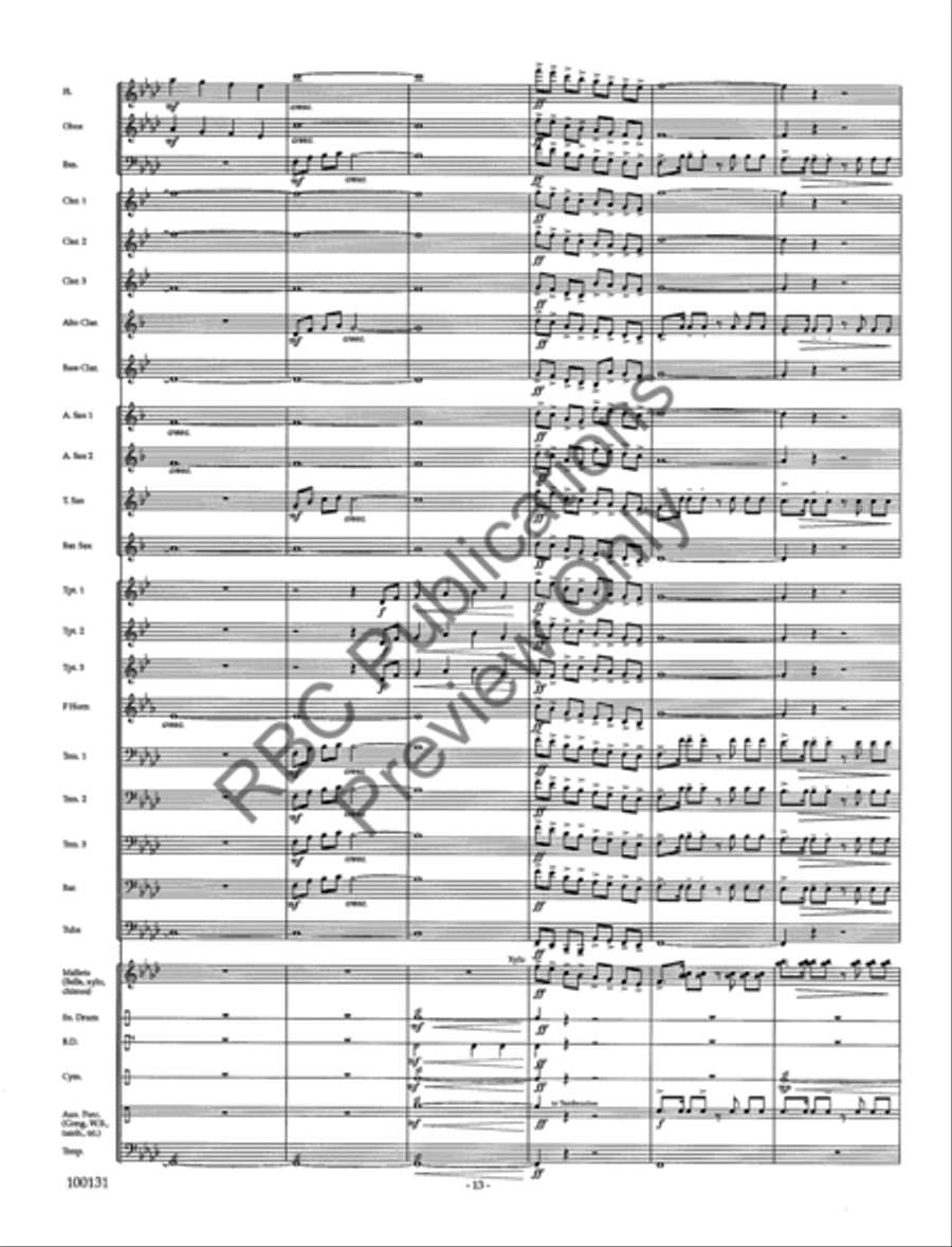 Windsor Castle Concert Band scores gallery preview page 16