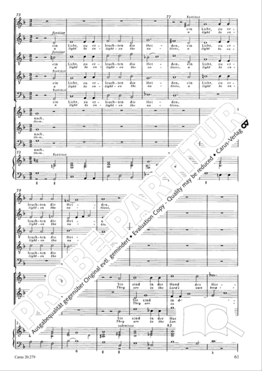 Musikalische Exequien I-III Score scores gallery preview page 64