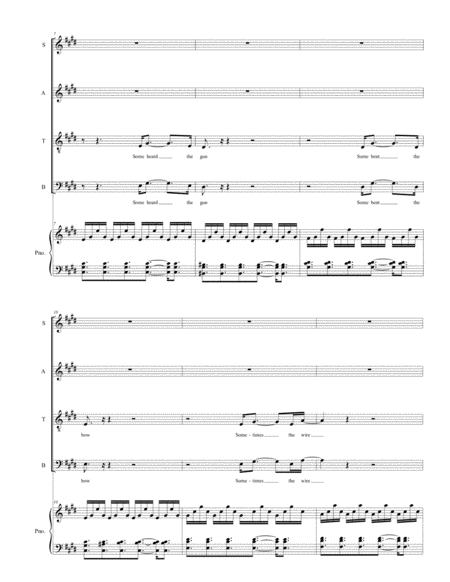 Atlas - Coldplay (SATB with piano) image number null