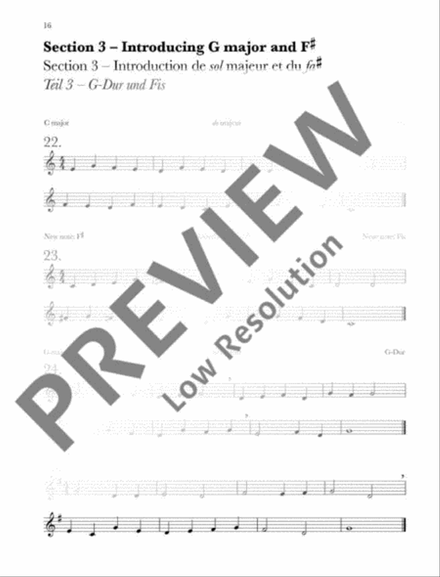 Trumpet Sight-Reading Trumpet Solo scores gallery preview page 17