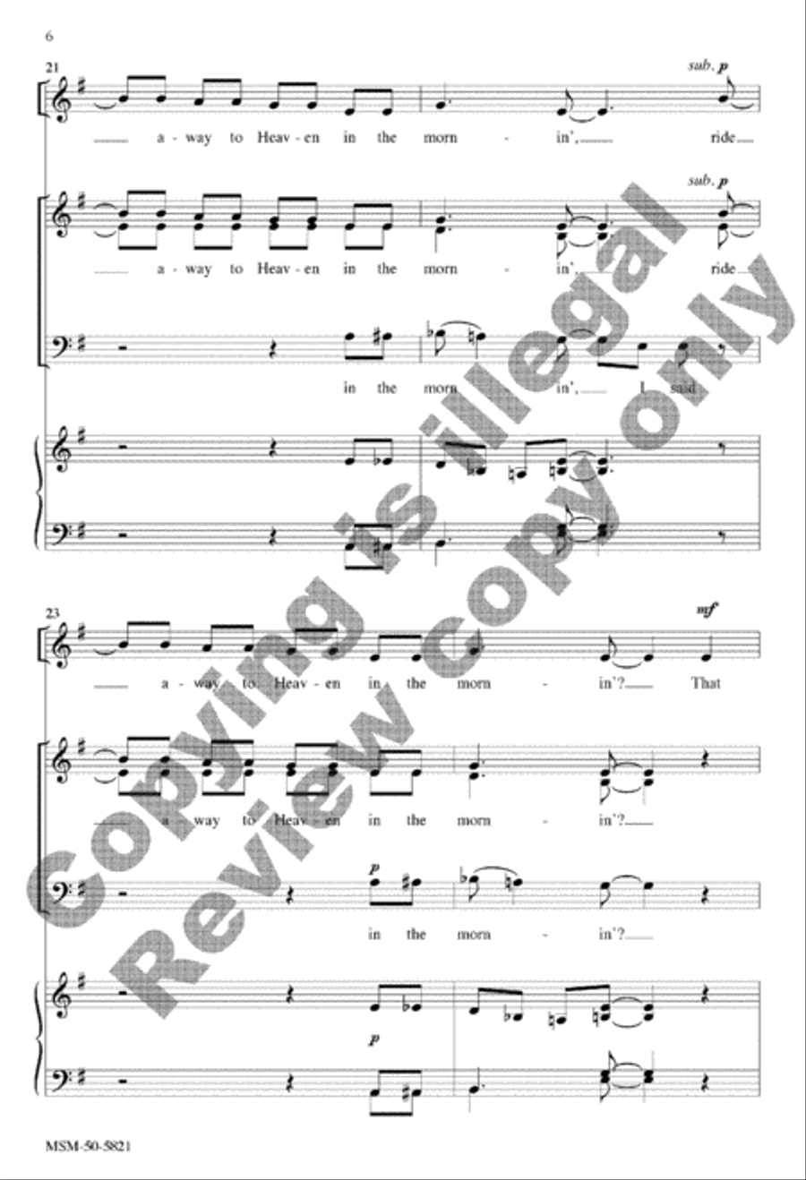 If I Got My Ticket If I Got My Ticket 3-Part scores gallery preview page 6