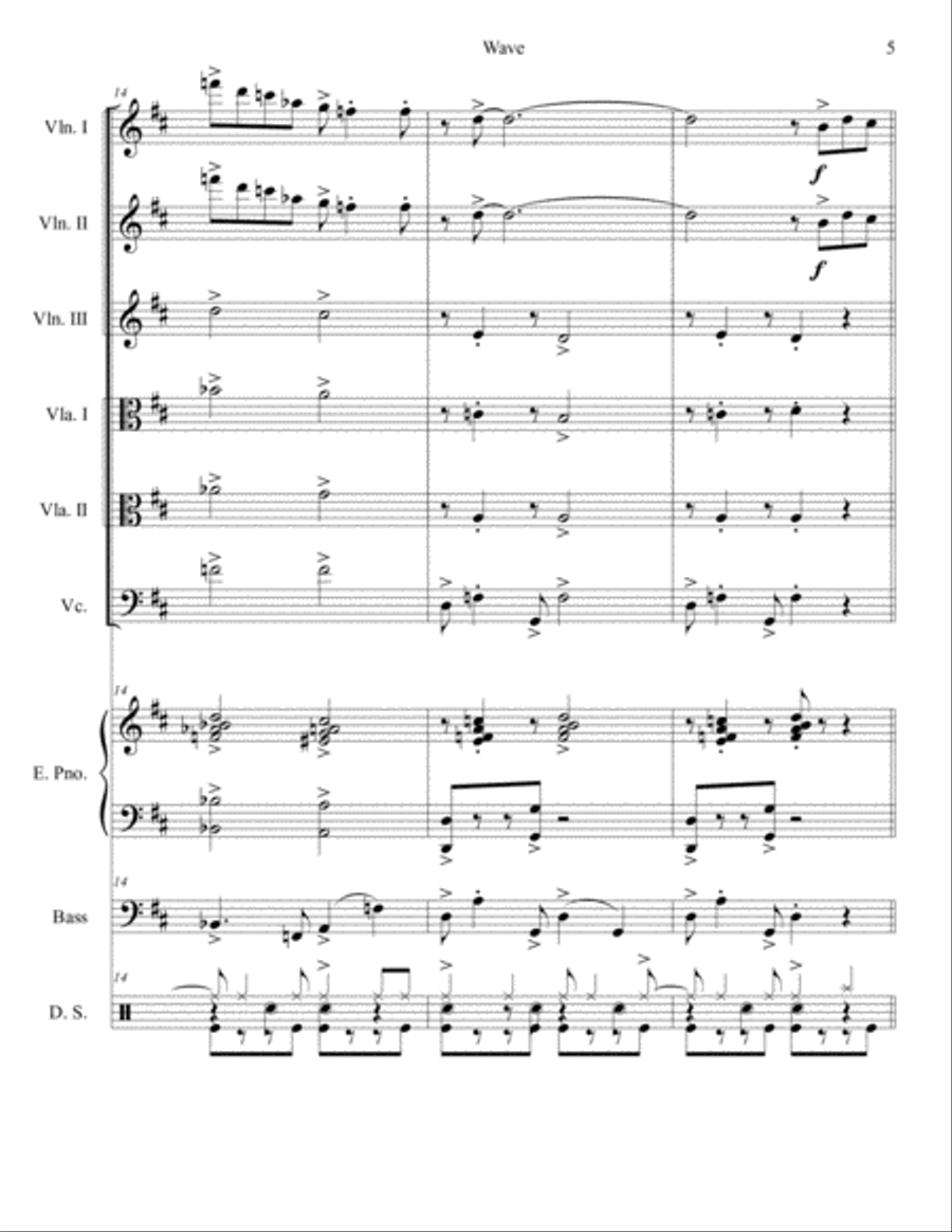 Wave Set of Parts scores gallery preview page 5