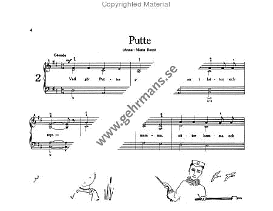 Tre sma kineser Tre sma kineser Piano Solo scores gallery preview page 4