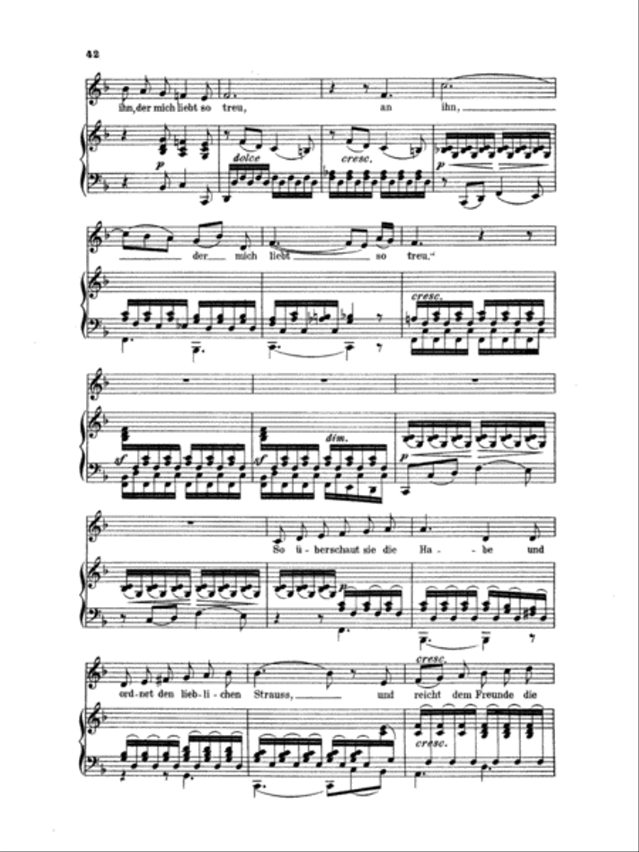 Mendelssohn: 79 Songs, Low Voice (German) Low Voice scores gallery preview page 2