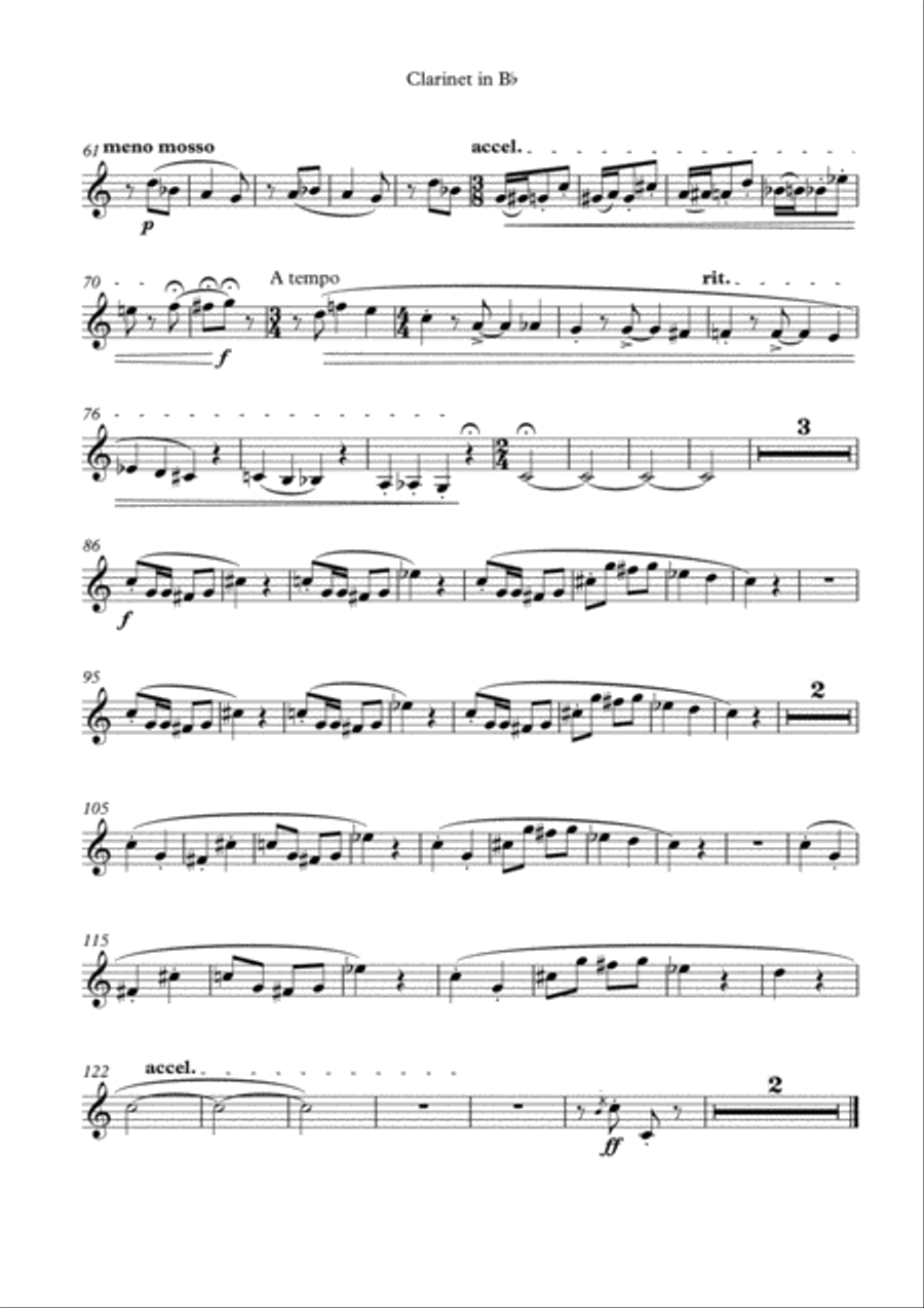 Coughing at the Stars for Clarinet and Piano from the Corona Suite by Simon Peberdy