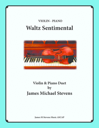 Book cover for Waltz Sentimental - Violin & Piano