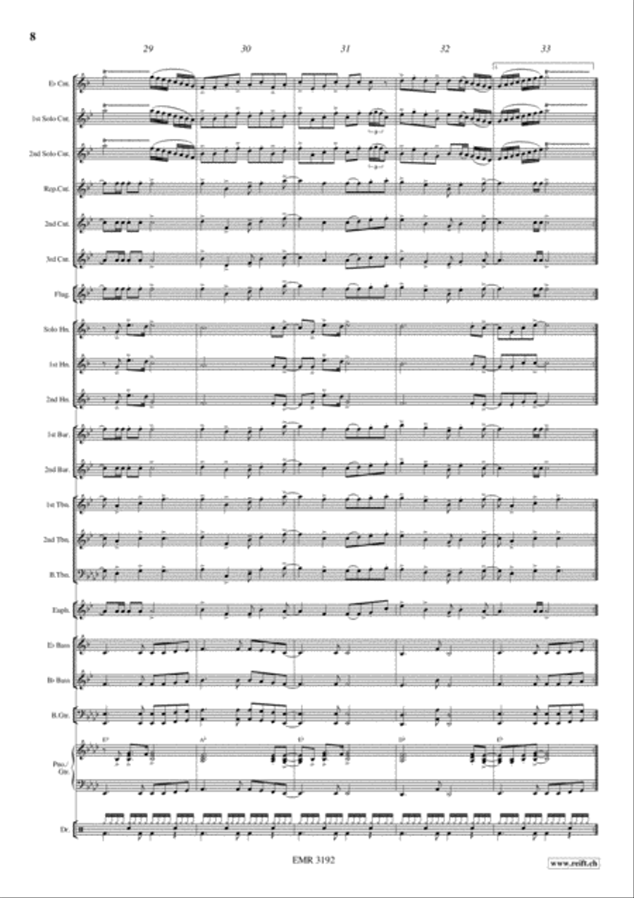 Holiday Season Brass Band scores gallery preview page 9