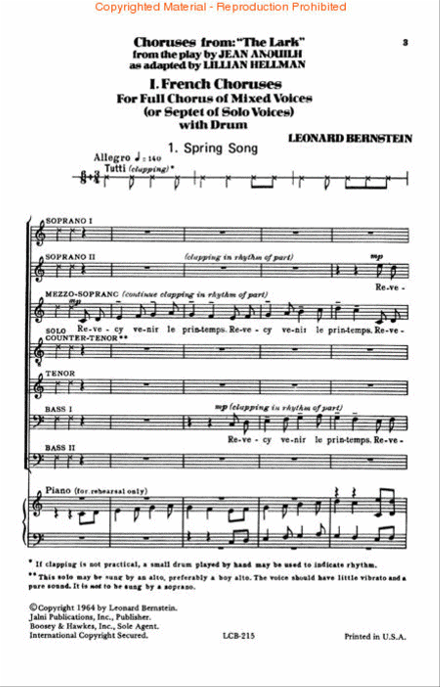 The Lark The Lark A Cappella scores gallery preview page 2
