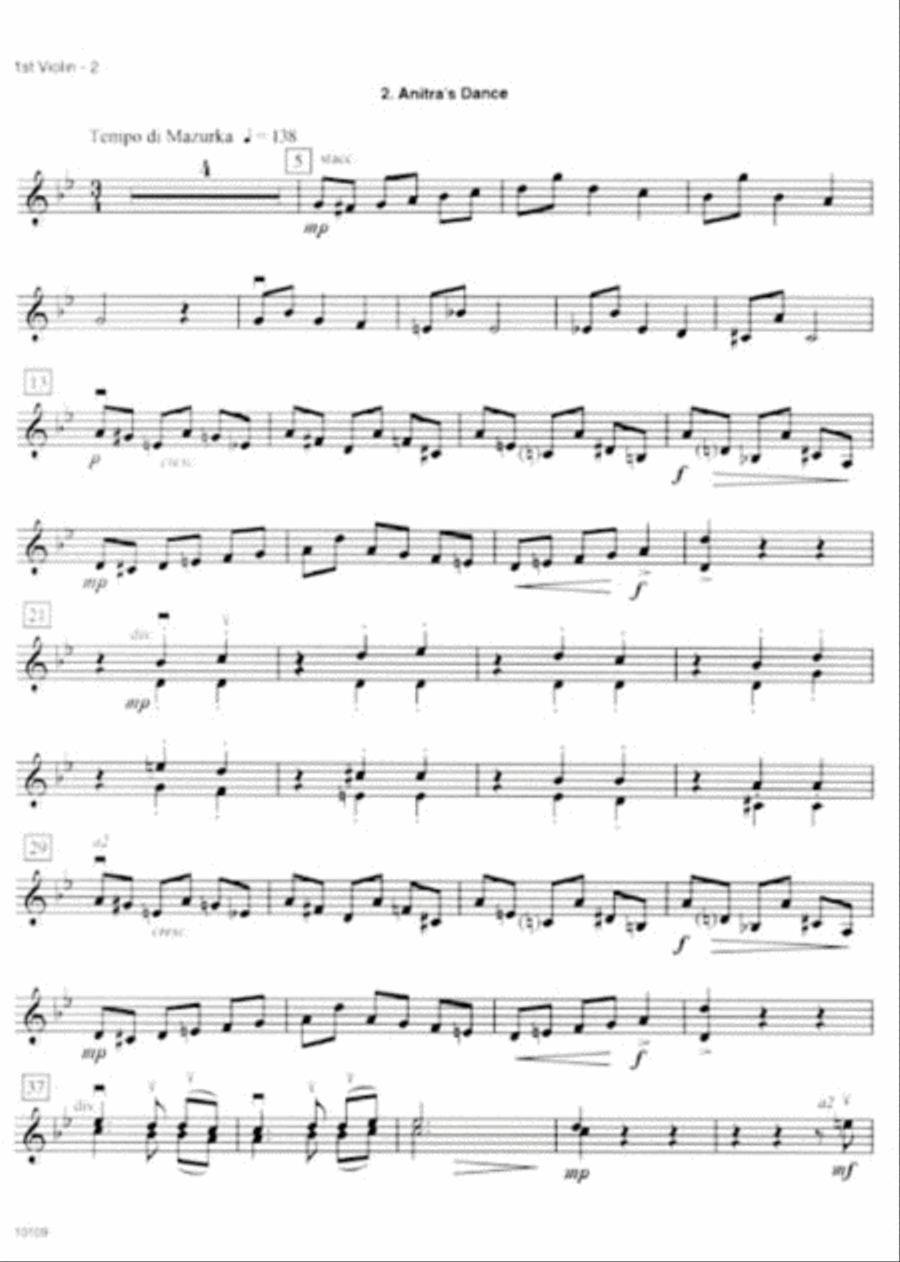 Peer Gynt Suite String Orchestra scores gallery preview page 3