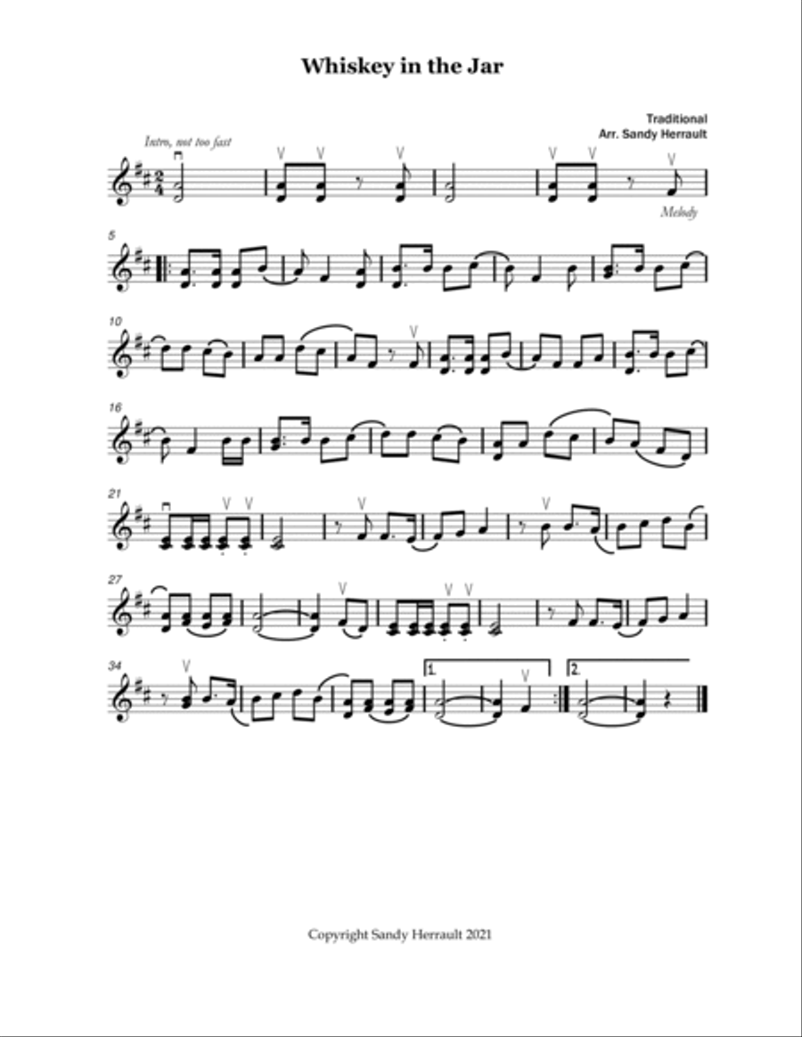 Irish Songs for Solo Violin Violin Solo scores gallery preview page 5