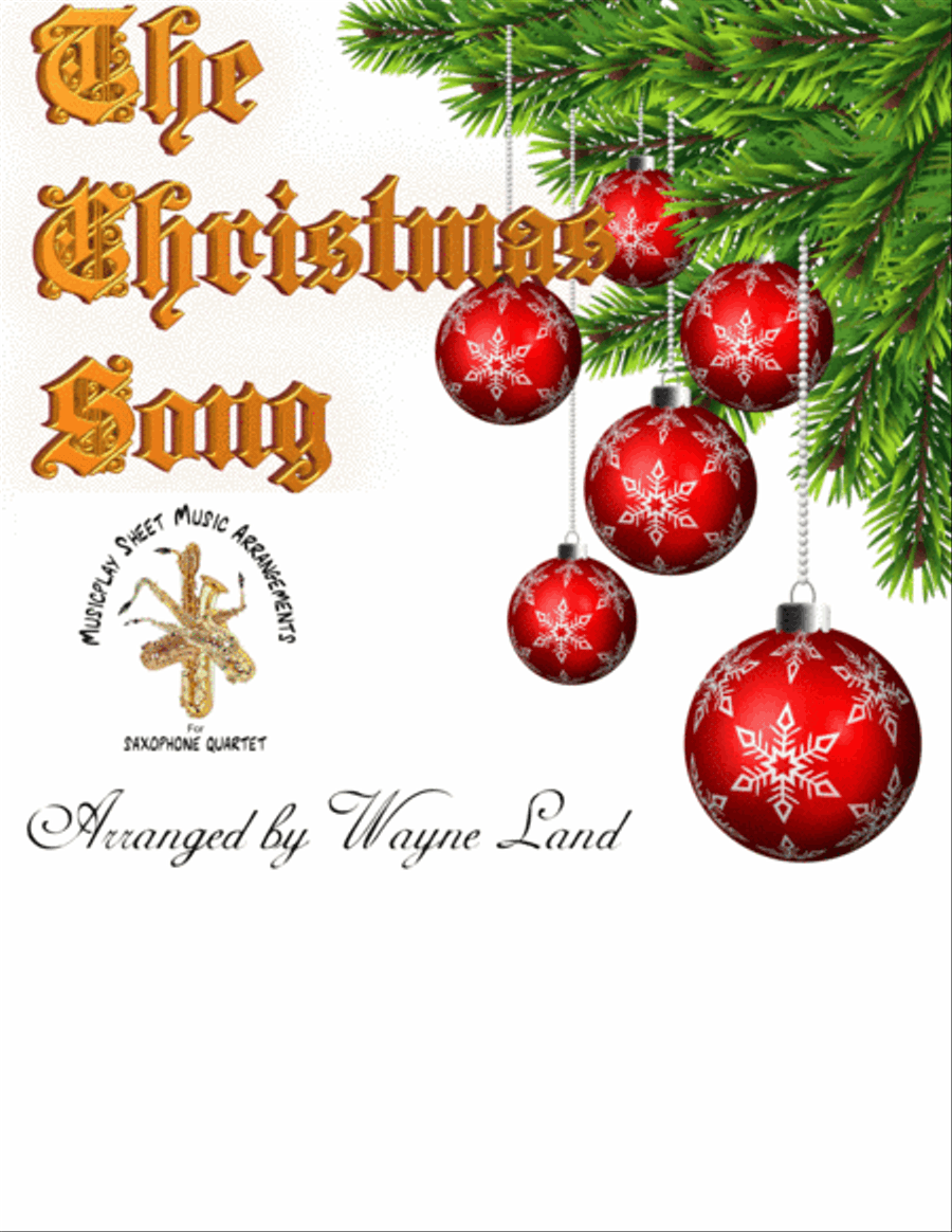 The Christmas Song (chestnuts Roasting On An Open Fire) Saxophone Quartet scores gallery preview page 1