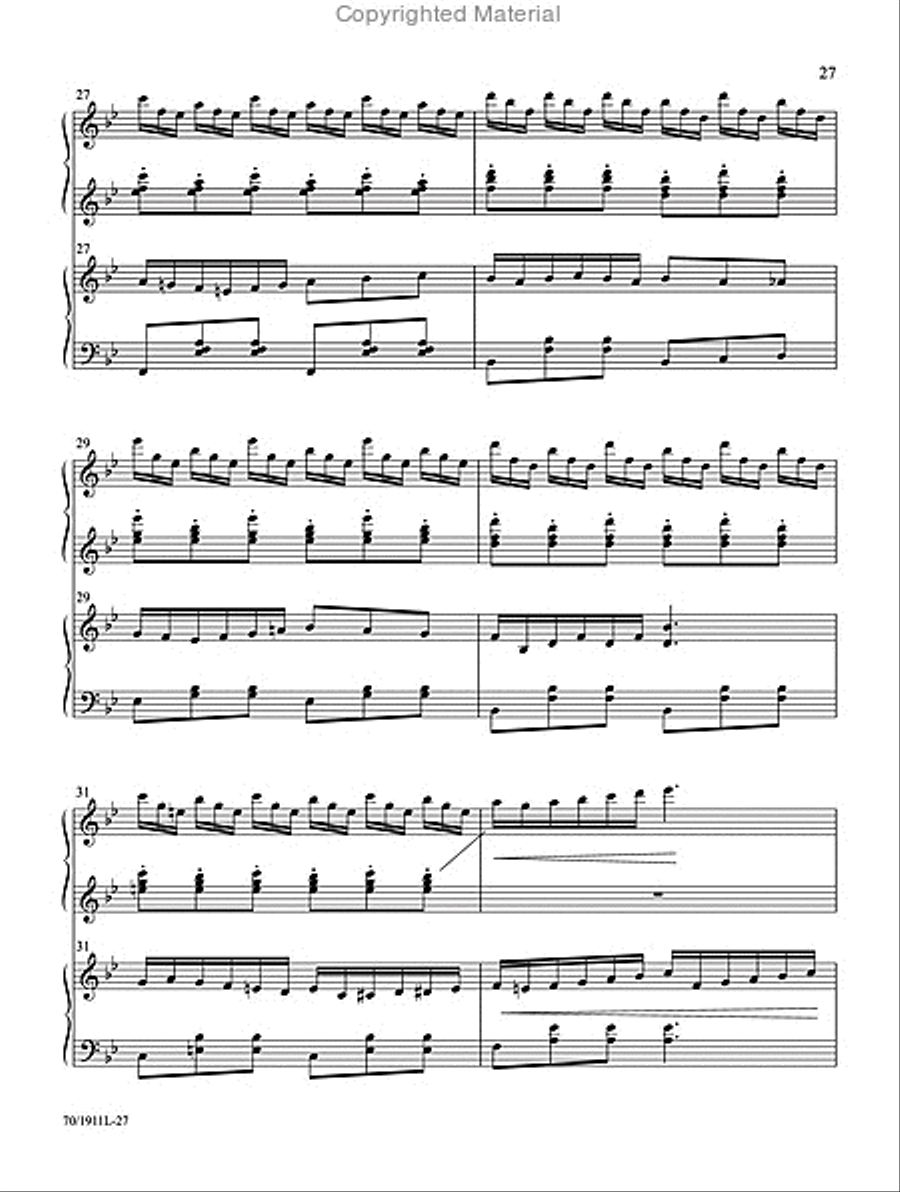 Give Me That Old-Time Religion Piano Duet scores gallery preview page 16