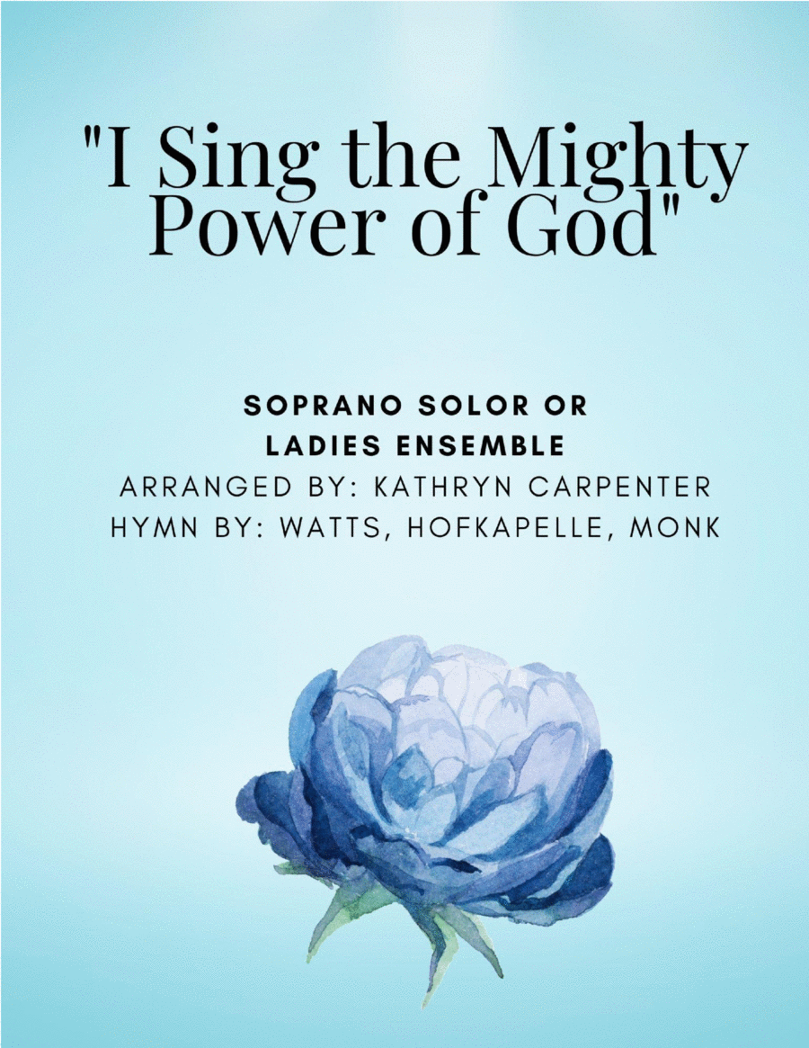 I Sing the Mighty Power of God (Piano and Voice) High Voice scores gallery preview page 1