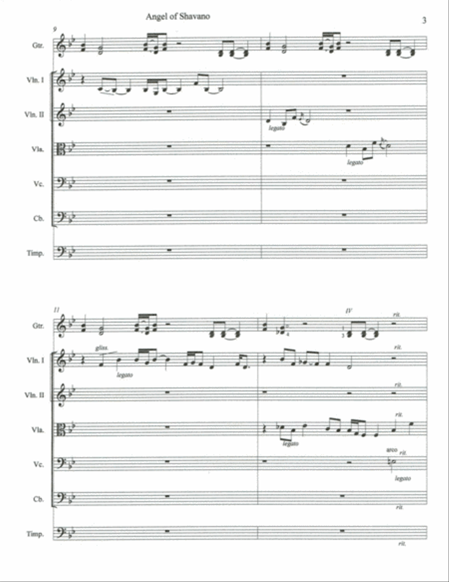 Angel of Shavano Small Ensemble scores gallery preview page 4