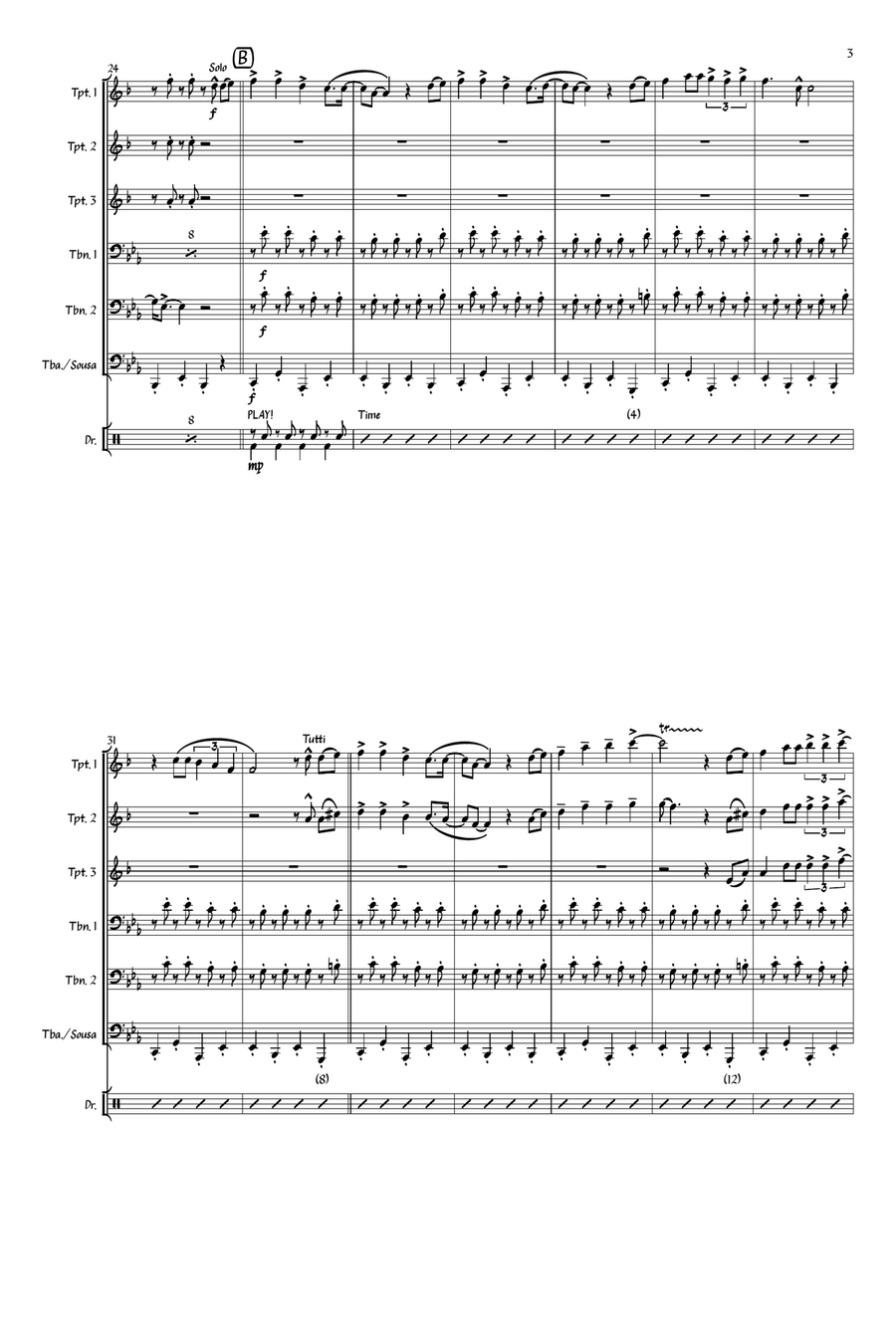 Wake Me Up Small Ensemble scores gallery preview page 3