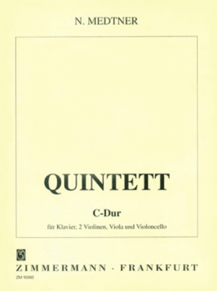 Book cover for Piano Quintet C major