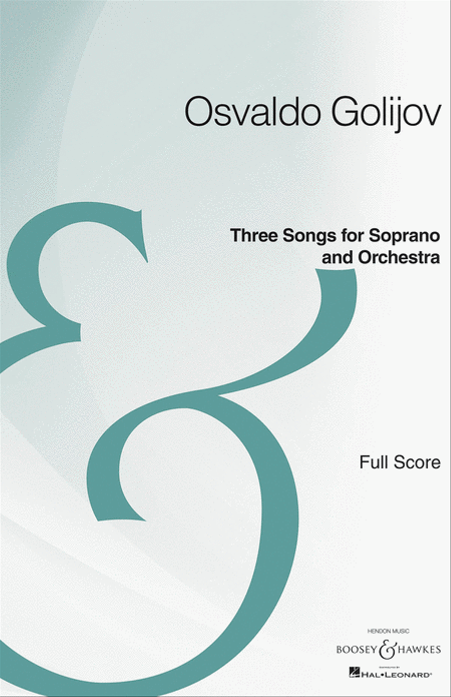 Three Songs for Soprano and Orchestra Orchestra scores gallery preview page 1