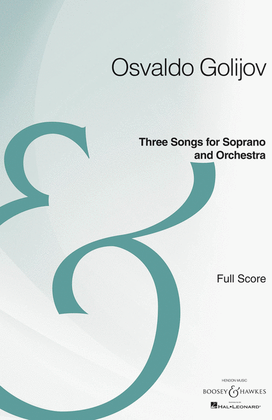 Book cover for Three Songs for Soprano and Orchestra