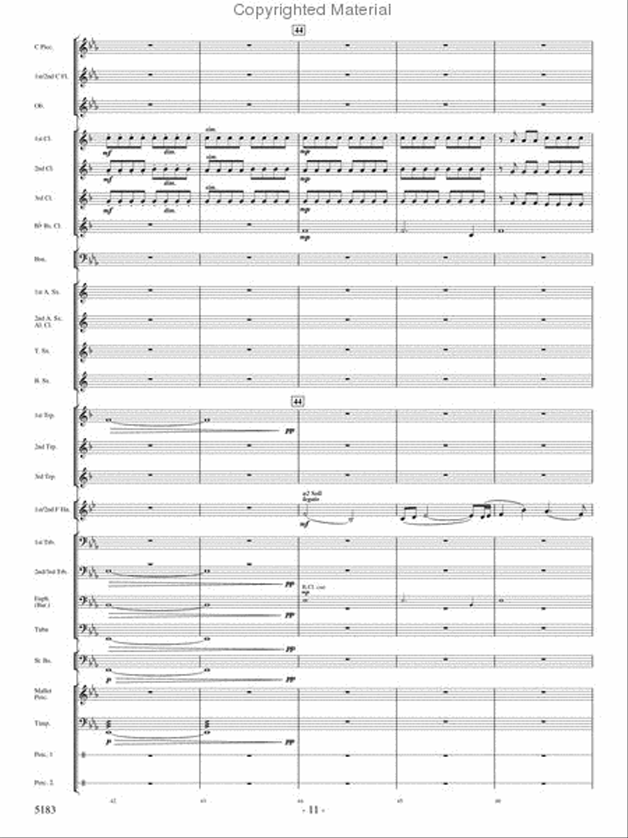 Portrait of Freedom Concert Band scores gallery preview page 10