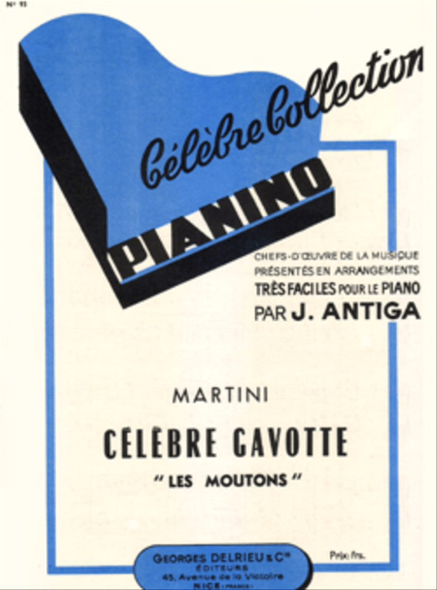 La Gavotte Des Moutons - Pianino 93 Piano Solo scores gallery preview page 1