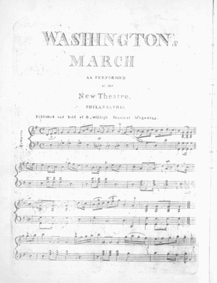 Washington's March; Quick Step