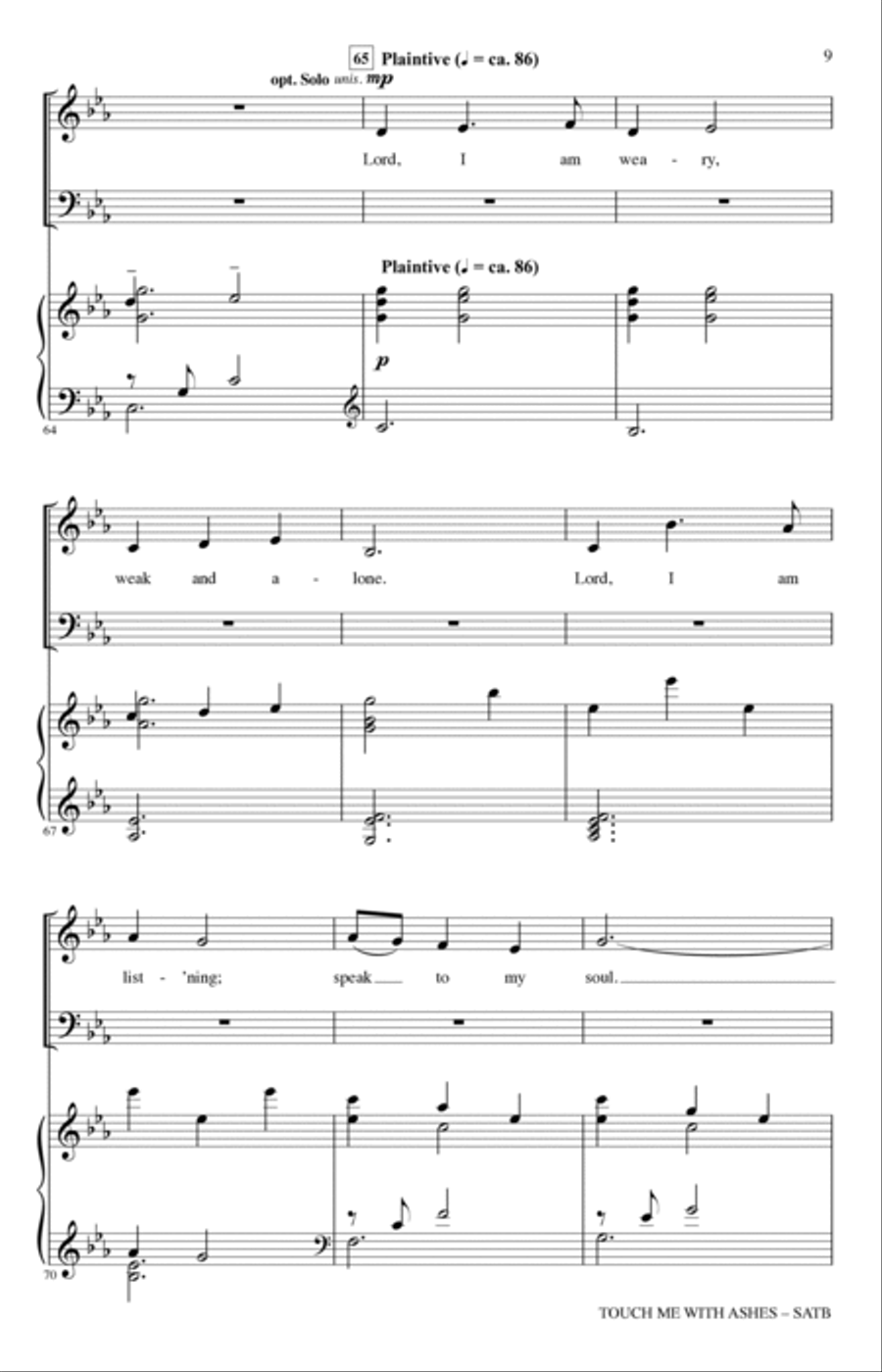 Touch Me With Ashes 4-Part scores gallery preview page 8