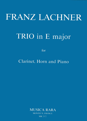 Book cover for Trio in E major