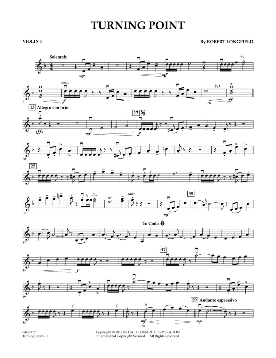 Turning Point - Violin 1