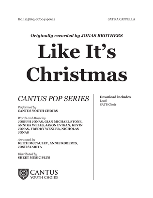 Book cover for Like It's Christmas