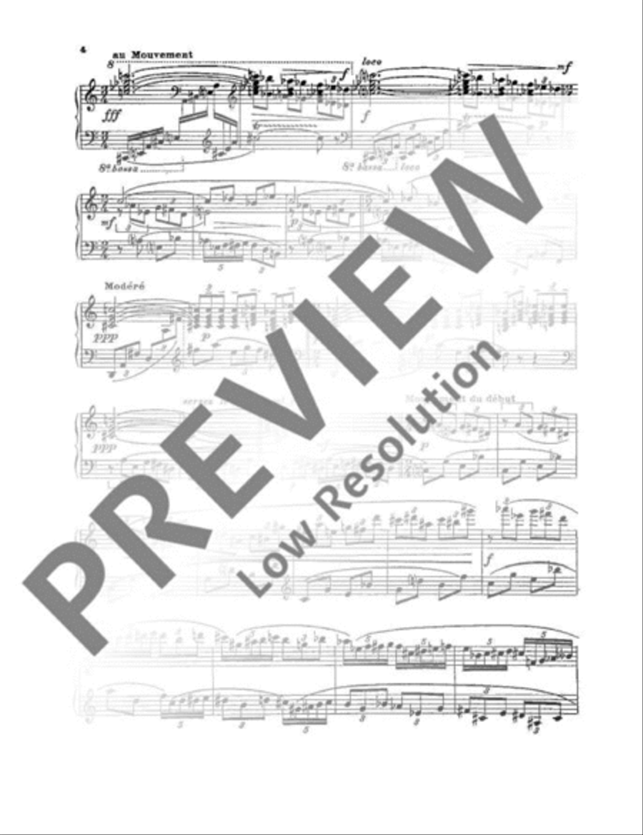 Three Impromptus Piano Solo scores gallery preview page 5
