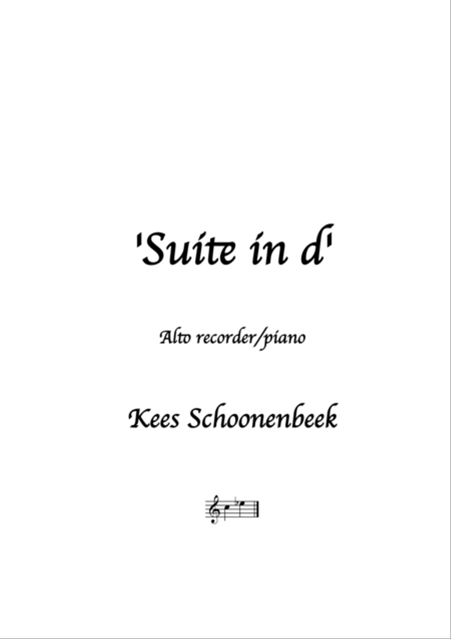 Suite in d Suite in d Woodwind Duet scores gallery preview page 1