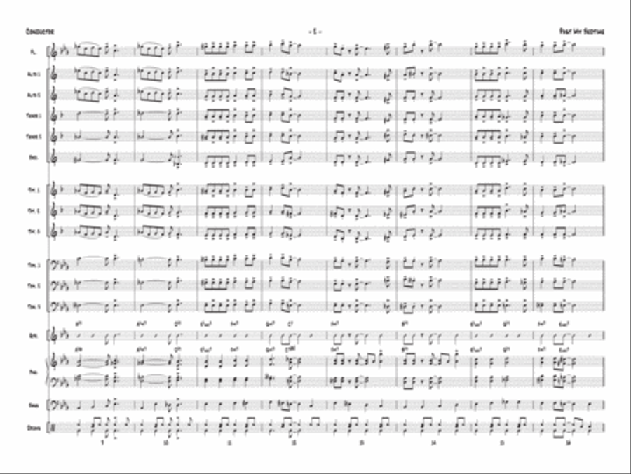 Past My Bedtime Past My Bedtime Jazz Ensemble scores gallery preview page 3