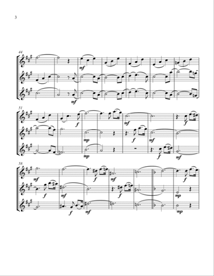 Un Giorno Per Noi String Trio scores gallery preview page 4