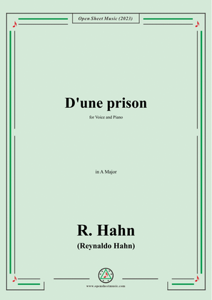 R. Hahn-D'une prison,in A Major