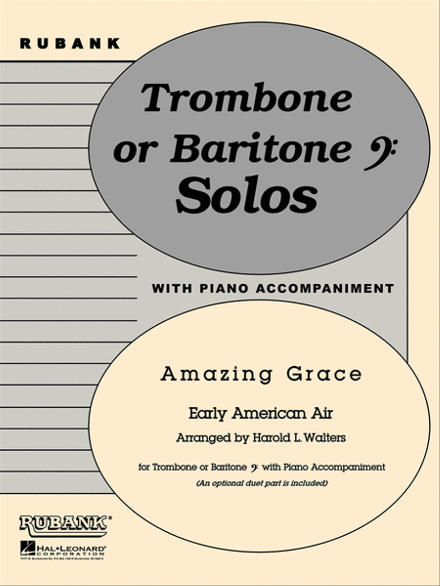 Amazing Grace Baritone Horn scores gallery preview page 1