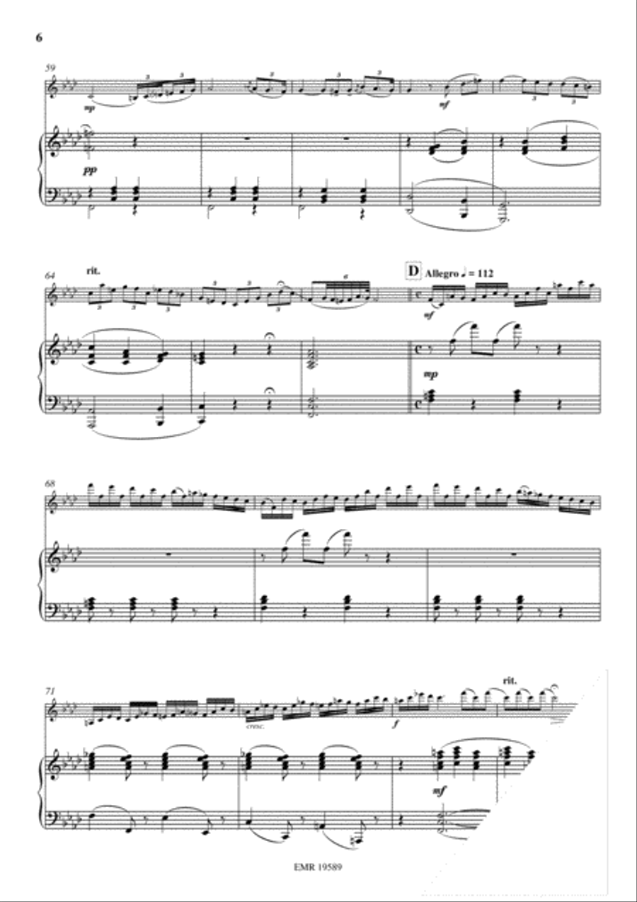 Balada Violin Solo scores gallery preview page 6