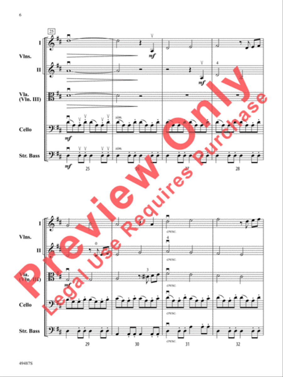 Bow Olympics Bow Olympics String Orchestra scores gallery preview page 7