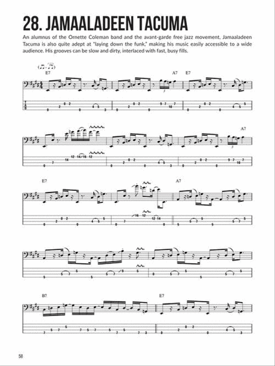 Funk/Jazz Bass Funk/Jazz Bass Collection / Songbook scores gallery preview page 8