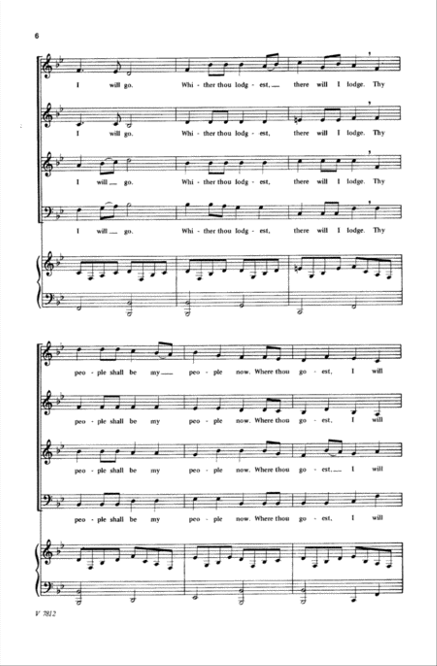 Song of Ruth Choir scores gallery preview page 4