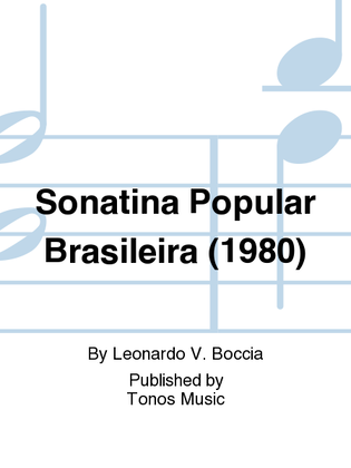 Book cover for Sonatina Popular Brasileira (1980)