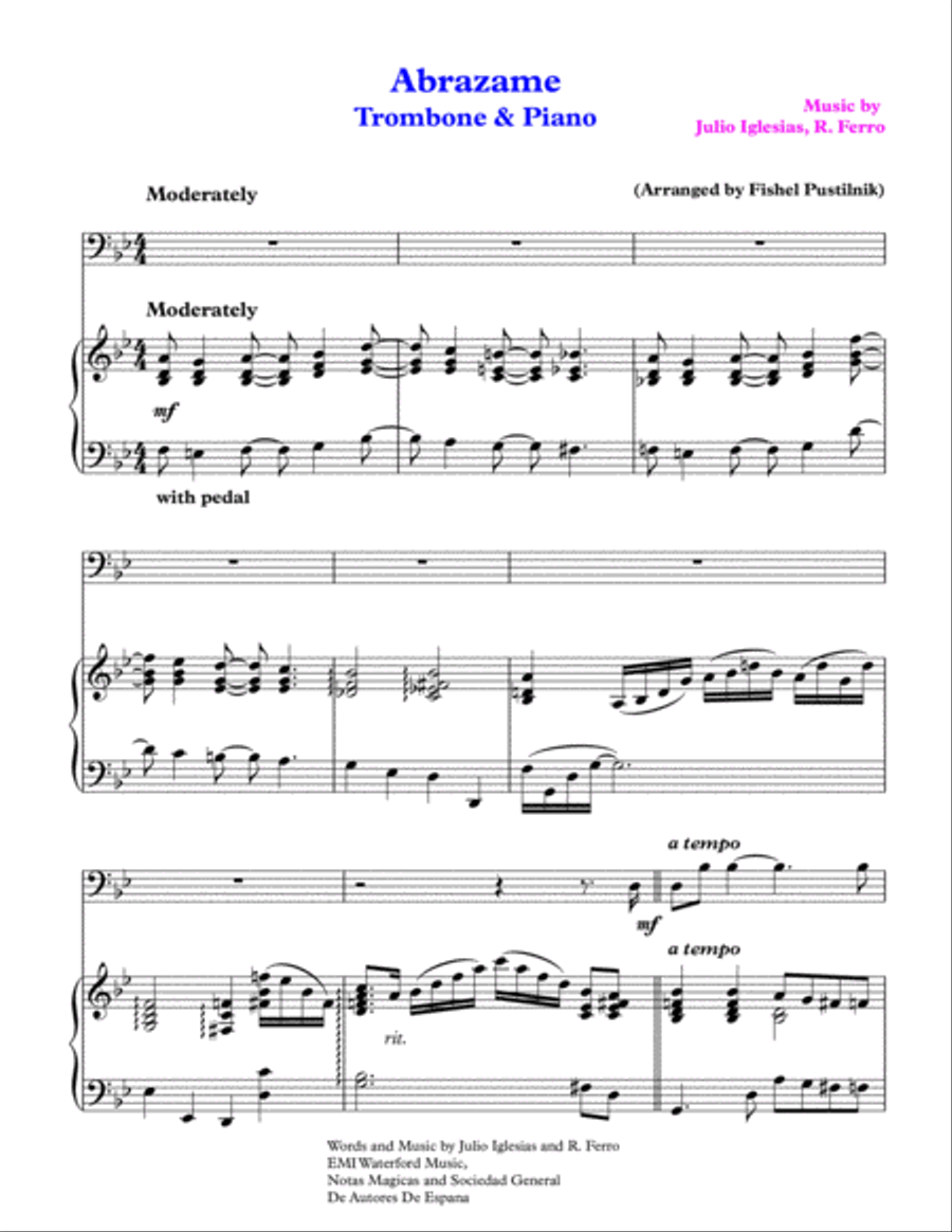 Abrazame Piano scores gallery preview page 2
