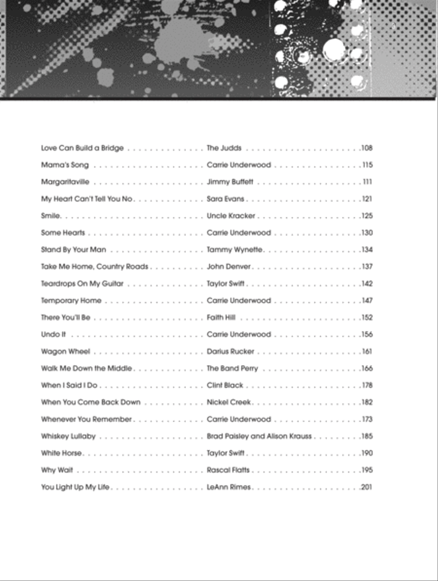 The Giant Book of Country Sheet Music Easy Piano scores gallery preview page 4