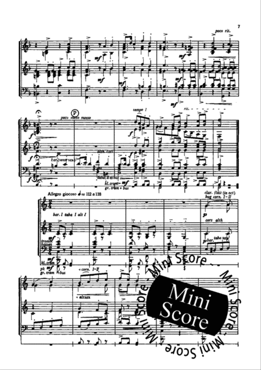 Suite Breve Concert Band scores gallery preview page 9