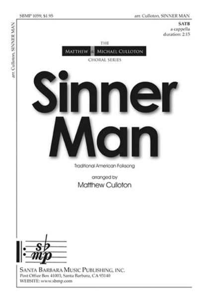 Sinner Man - SATB divisi Octavo image number null