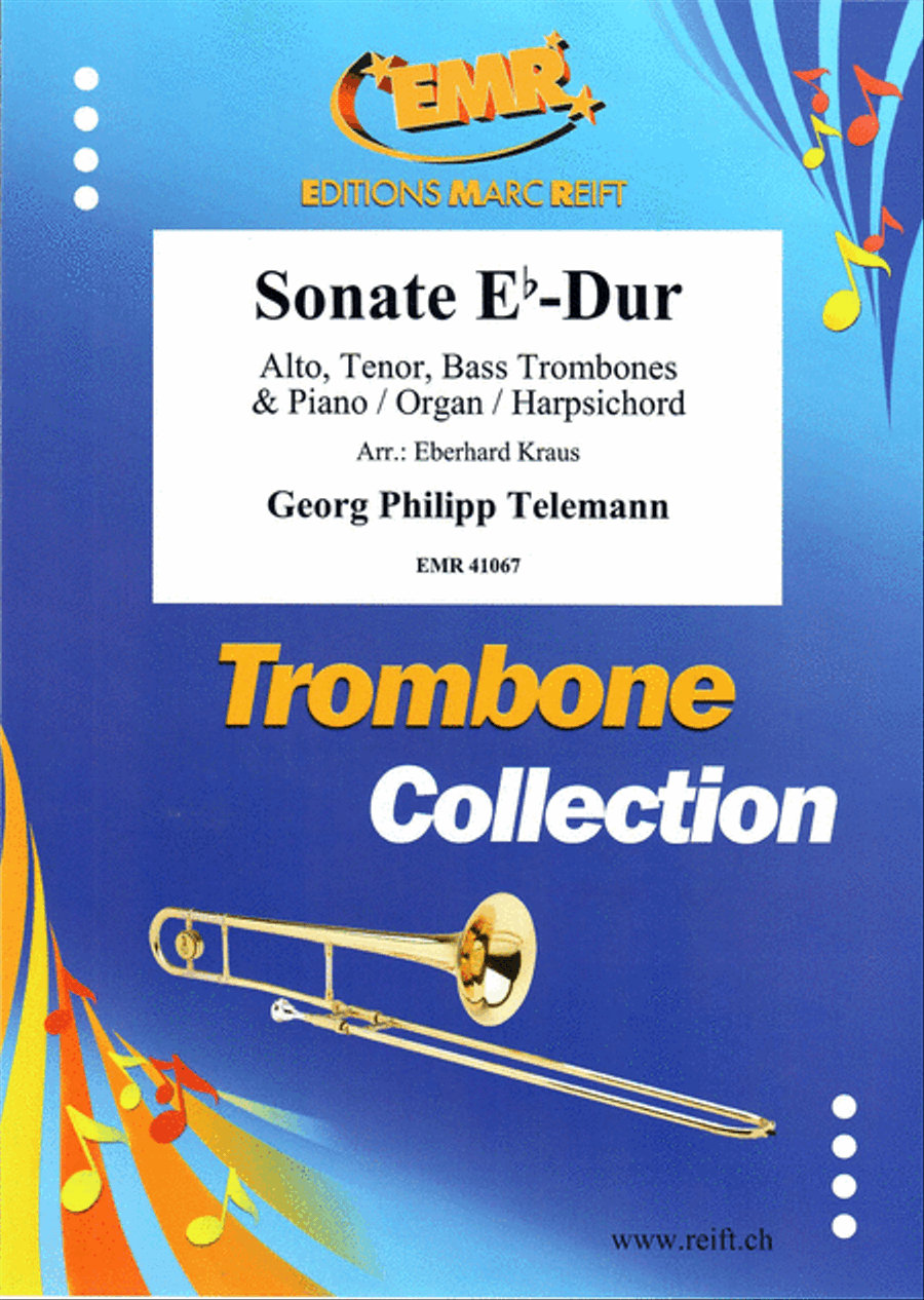 Sonate Eb-Dur Trombone scores gallery preview page 1