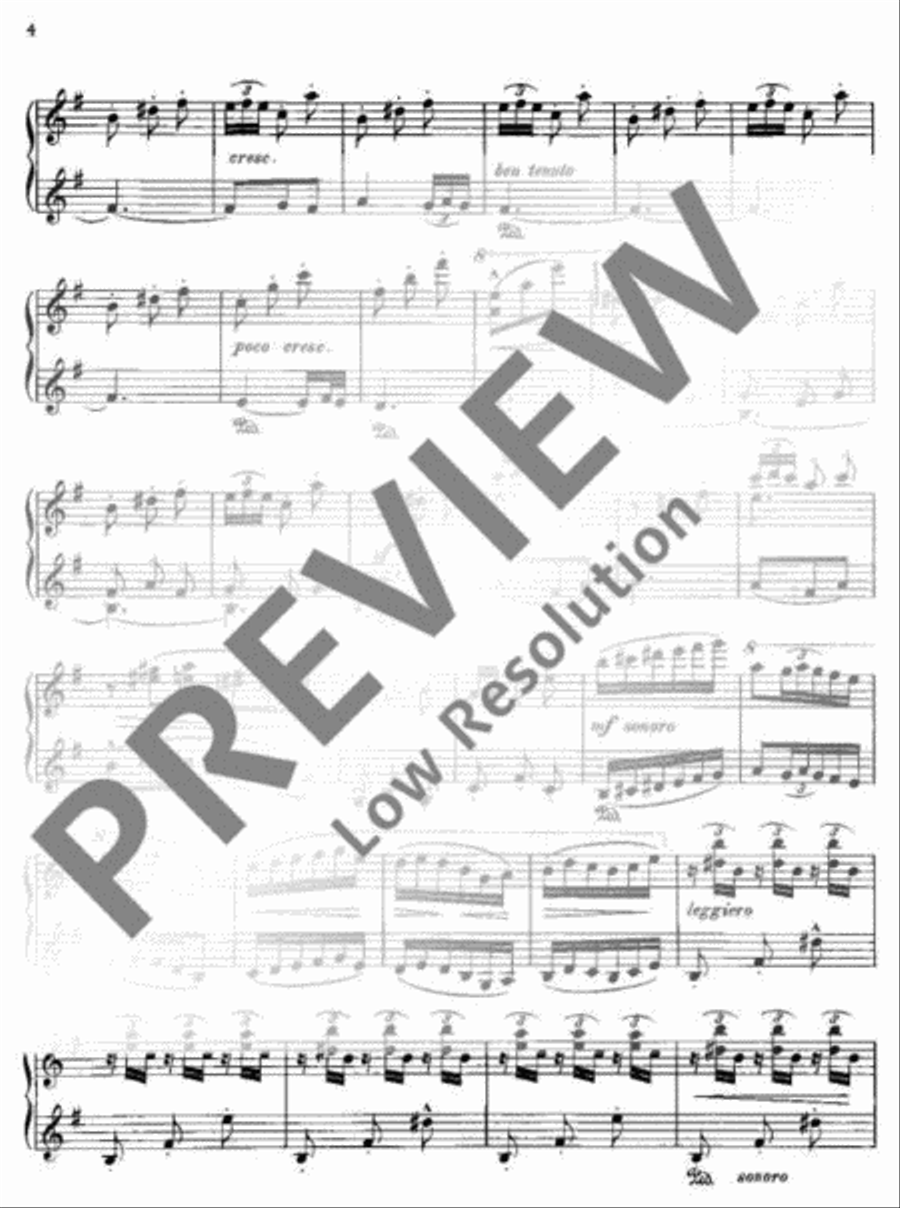Malagueña Piano Solo scores gallery preview page 5